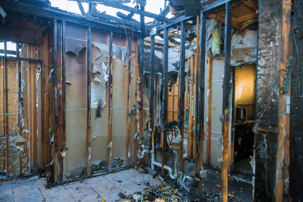 Professional Fire Damage Repair technician working in Oak Grove, VA
